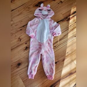3t Costume George Pink and White Bunny Kids One Piece